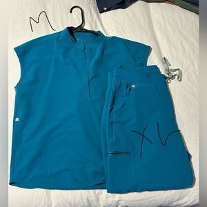 Figs Caribbean blue set